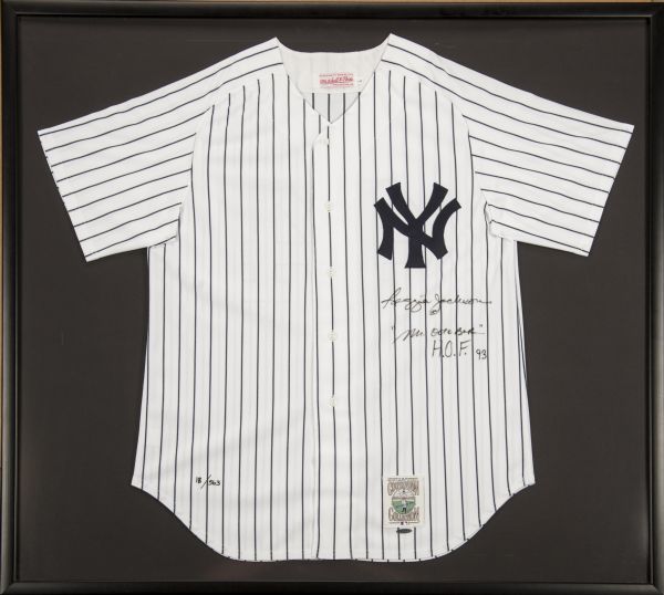 Reggie Jackson Autographed New York Yankees Jersey Auction