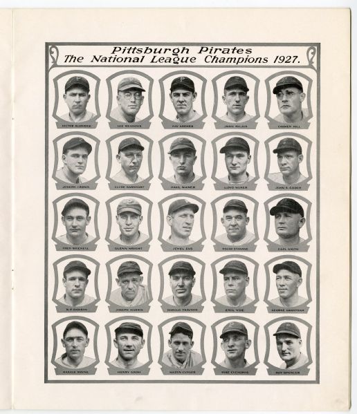 Lot Detail - Tremendous 1927 World Series Program – Pittsburgh Pirates at  New York Yankees