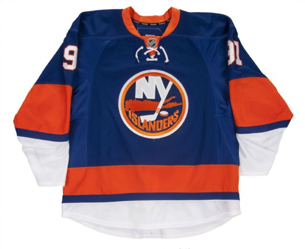 Lot Detail - 2010-2011 John Tavares Game Worn New York Islanders Jersey ( Islanders LOA)