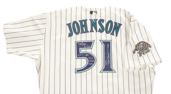 Lot Detail - 2004 Randy Johnson Autographed Arizona Diamondbacks Batting  Practice All-Star Jersey (MLB Authenticated)