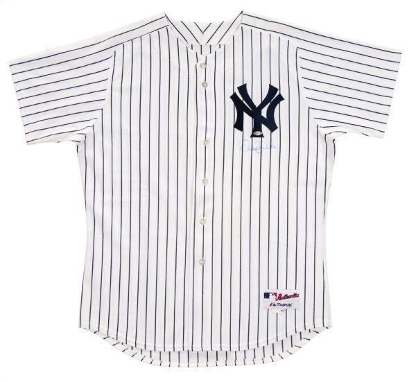 New York Yankees Mlb Baseball Jersey derek jeter Sz 48 majestic