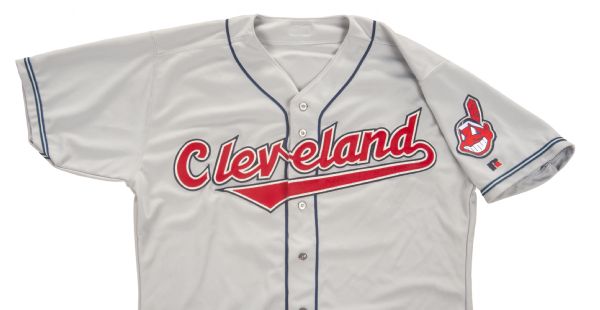Authentic Russell Athletic Cleveland Indians Jim Thome jersey size