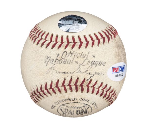 Hank Aaron, Autographed (JSA Full Letter) Official Baseball