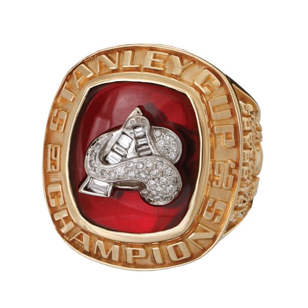 Avalanche Stanley Cup Championship Replica Ring Paperweight