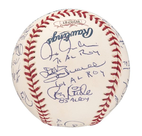 Autographed RON KITTLE 83 AL ROY Official Major League Baseball