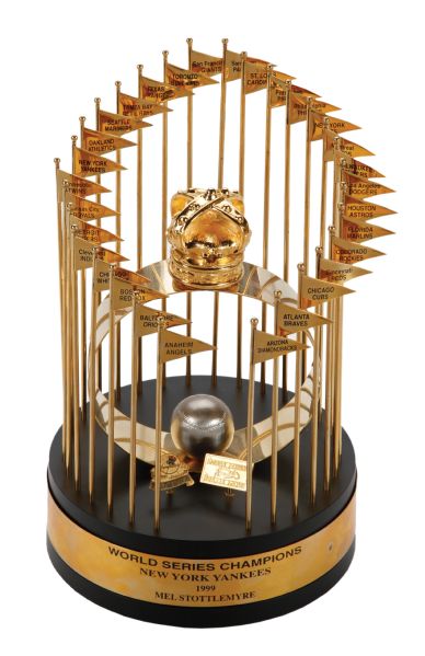 Lot Detail - 1999 New York Yankees World Series Trophy Presented