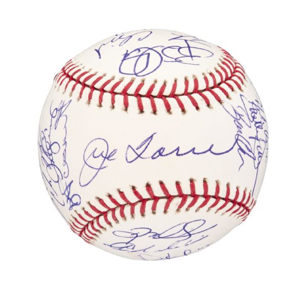 2005 New York Yankees Team Signed MLB Baseball Derek Jeter Arod PSA DN —  Showpieces Sports