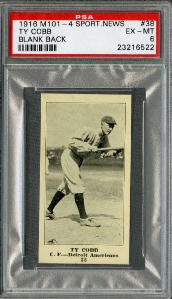 Lot Detail - 1916 Sporting News M101-4 Complete Set of 200 with a 