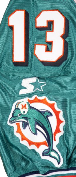 Dan Marino Autographed Miami Dolphins Mitchell & Ness Football Jersey - BAS  COA