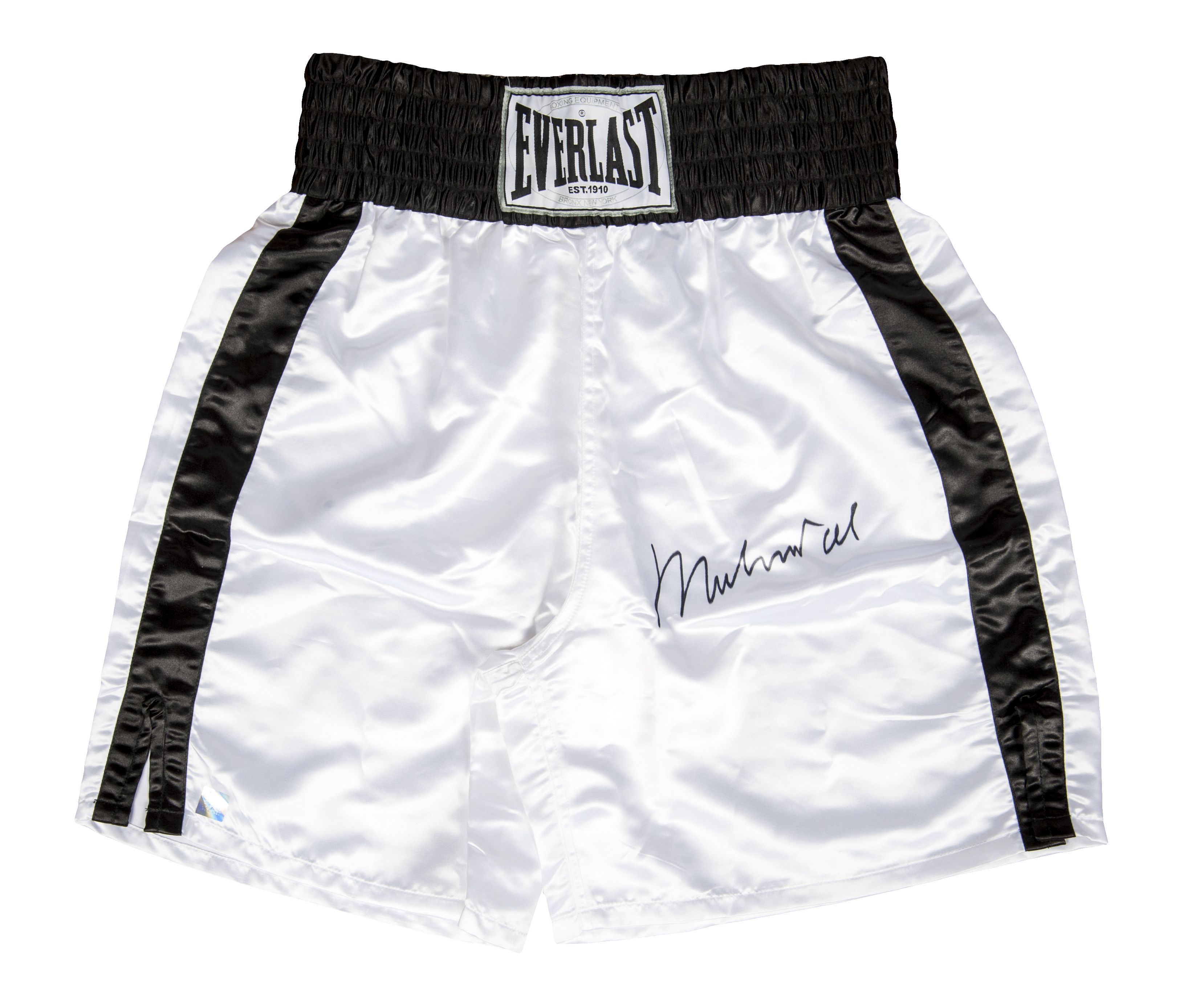 Lot Detail - Muhammad Ali Signed Everlast Boxing Trunks