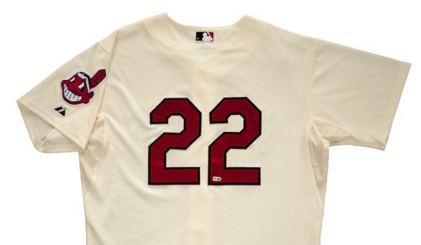 Lot Detail - 2012 Jason Kipnis Cleveland Indians Alternate Home Jersey From  Home Opener (MLB Authenticated)