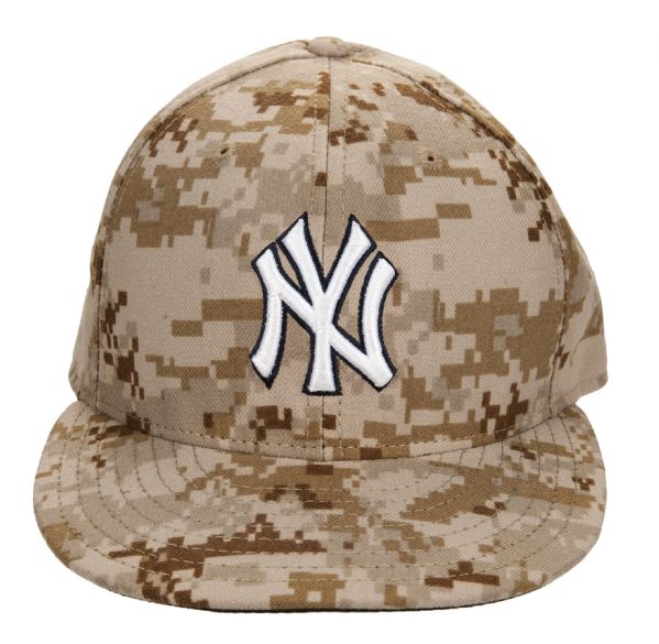 Lot Detail - 2014 Mariano Rivera Game Worn New York Yankees Memorial Day  Camouflage Cap (MLB Authenticated)