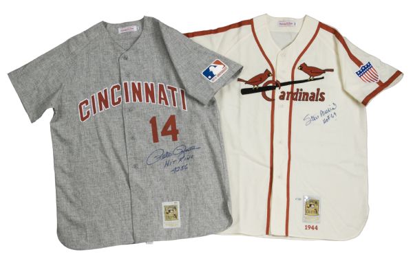 Stan Musial Signed Mitchell & Ness 1944 St. Louis Cardinals Jersey