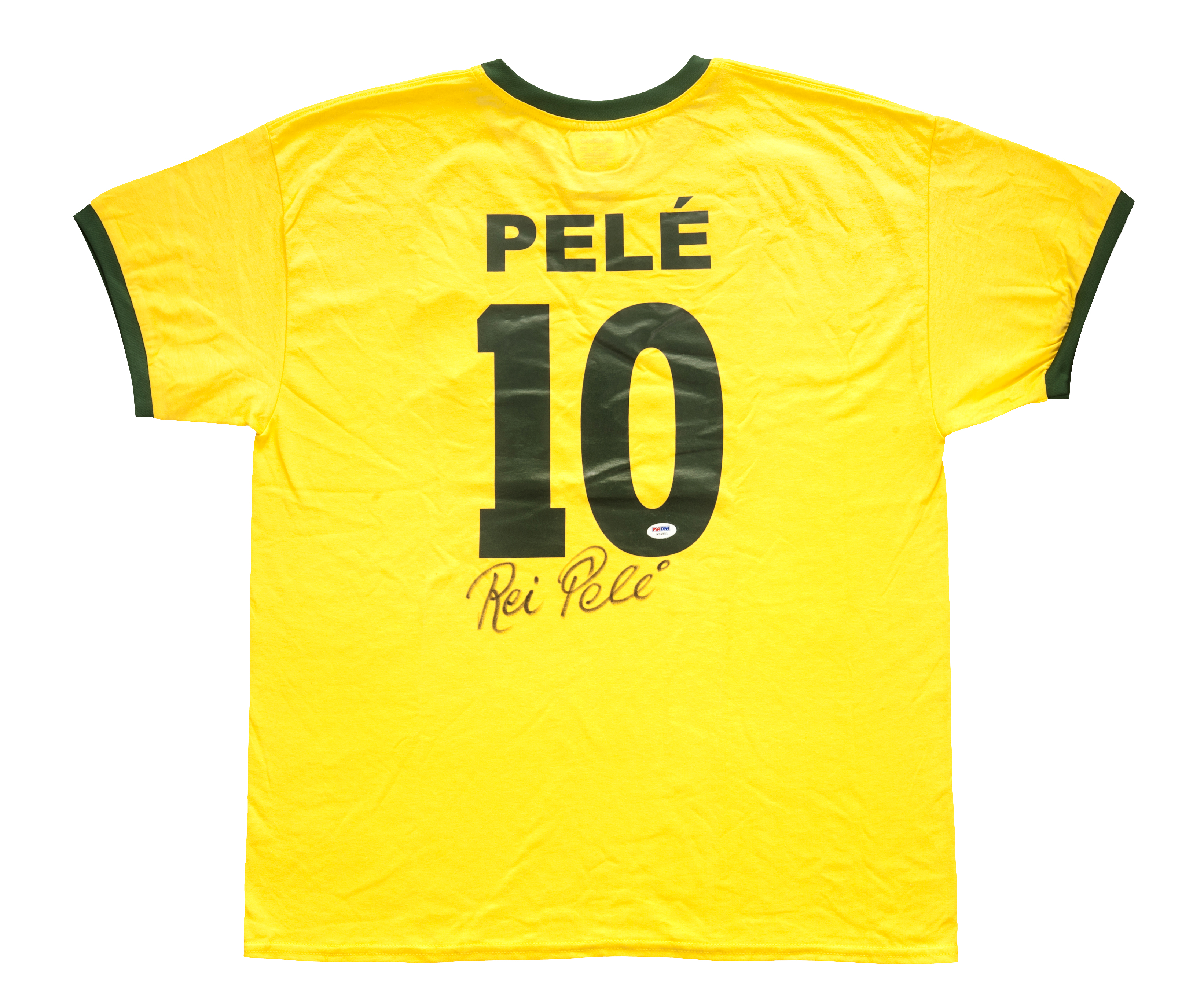 Lot Detail - Pele Signed Brazil Soccer Jersey