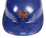 Gary Carter Game Used and Signed First New York Mets Helmet ( PSA/DNA )