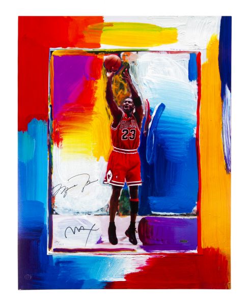 Lot Detail - Michael Jordan Signed Peter Max Limited Edition