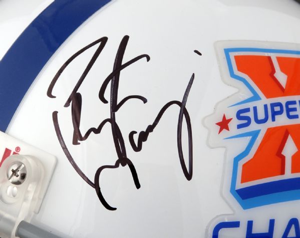 peyton manning autographed full size helmet