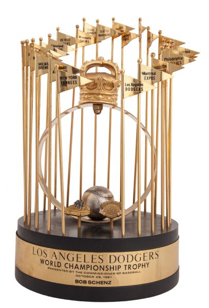 Lot Detail - 1981 Los Angeles Dodgers World Series Trophy (Dodgers
