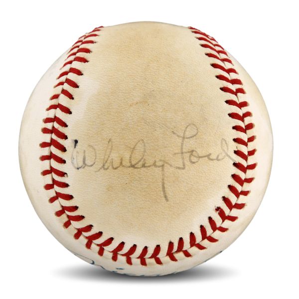Mickey Mantle and Whitey Ford Signed Baseball.  Baseball