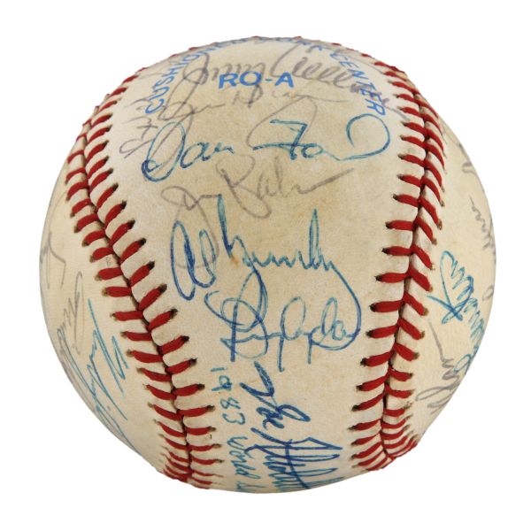 Autographed Baltimore Orioles Jim Palmer Fanatics Authentic 1983 World  Series Logo Baseball
