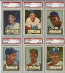 Incredible 1952 Topps Baseball Graded Near Set (406/407) Including PSA NM-MT 8 Examples! - #27 on the PSA Set Registry!