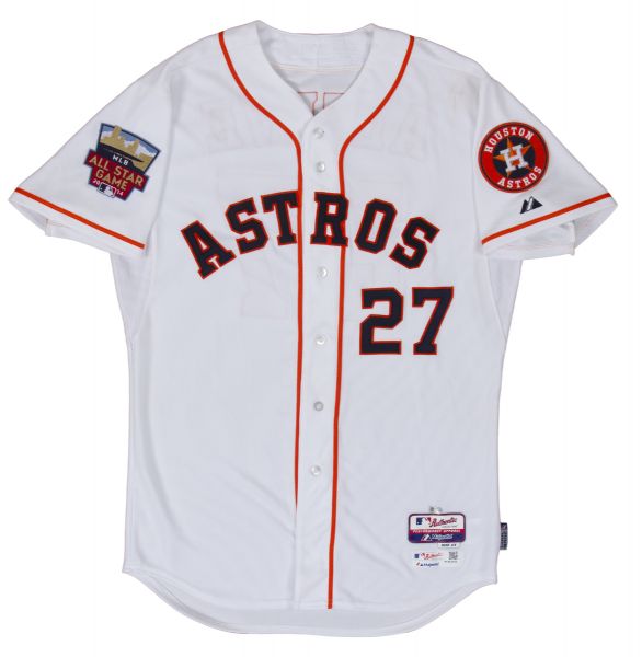 Lot Detail - Jose Altuve 2014 All-Star Game Worn and Signed Jersey