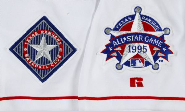 1997 Ivan Rodriguez Game Worn Texas Rangers Jersey.  Baseball, Lot  #81422