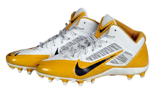 Steelers Antonio Brown Signed 10/27/2013 Game Used Nike White Home
