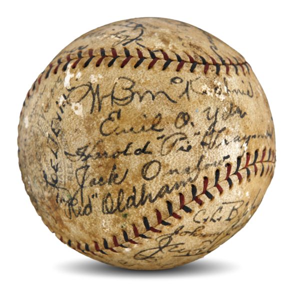 Incredible 1925 Pittsburgh Pirates World Series Champs Team Signed
