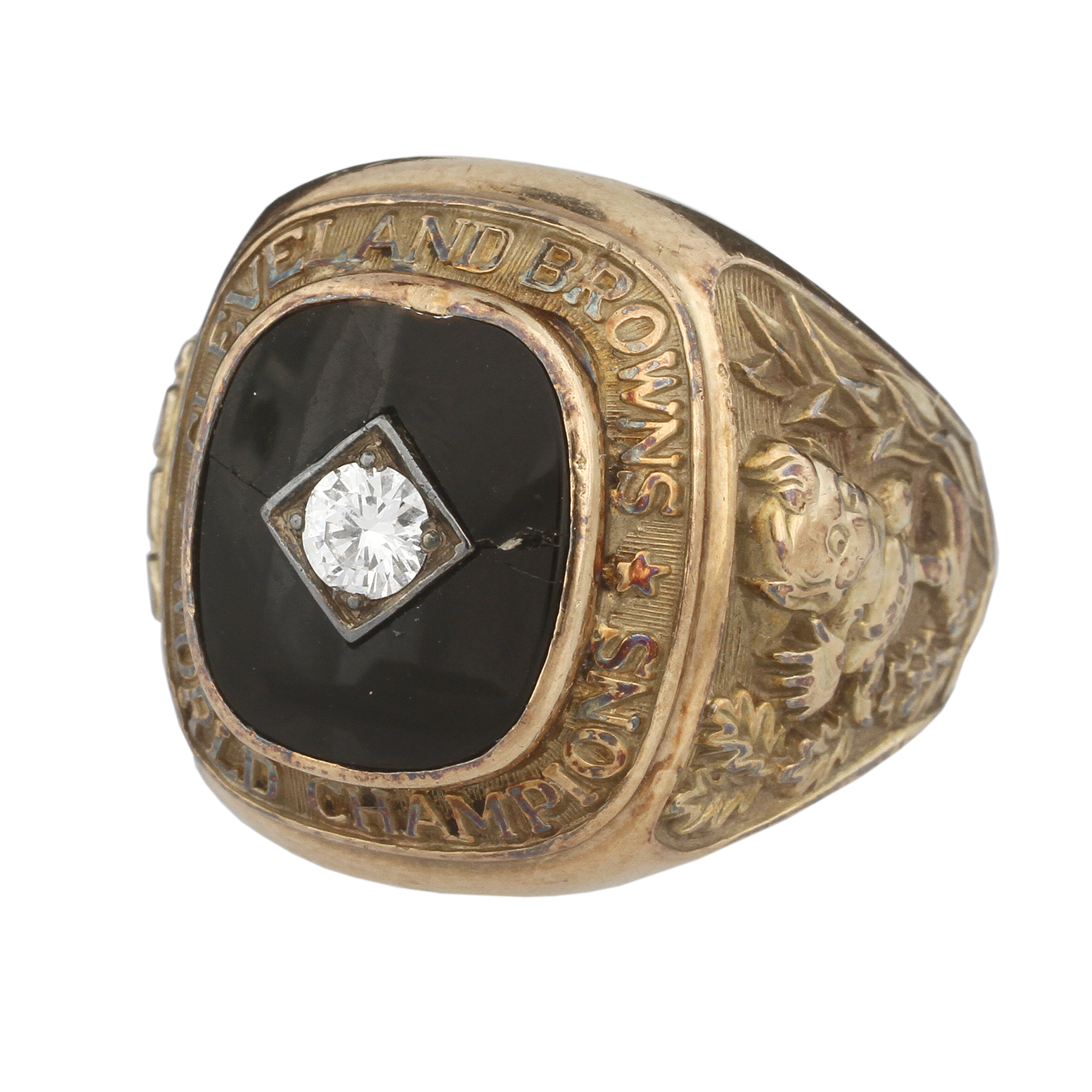 Lot Detail - 1950 Cleveland Browns NFL Championship Ring (City of ...
