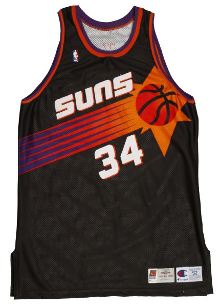 Detail - 1994-95 Charles Barkley Phoenix Suns Game Worn Jersey
