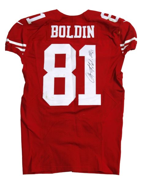 Lot Detail - 2014 Anquan Boldin San Francisco 49ers Game Worn and ...