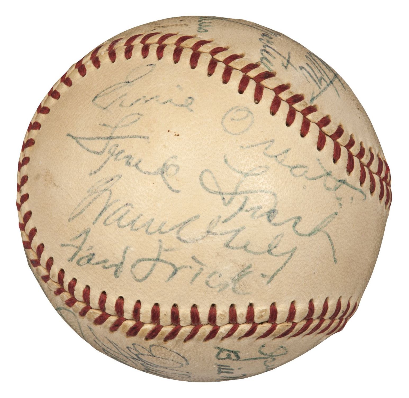 Lot Detail - 1934 St. Louis Cardinals &quot;Gas House Gang&quot; 25th Anniversary Signed Reunion Baseball ...