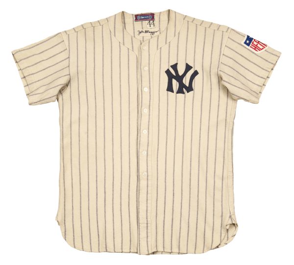 1950 Joe DiMaggio Game Worn New York Yankees Uniform, MEARS A8