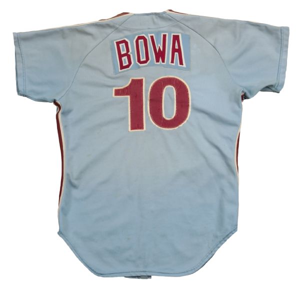 Larry Bowa Philadelphia Phillies Signed Powder blue jersey with 80 WS –  Prime Time Sports