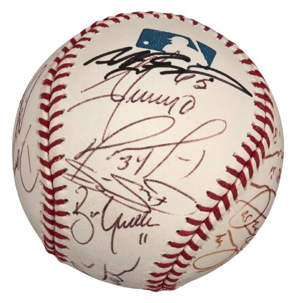 2003 Houston Astros Team Signed Official OML Baseball BAS Beckett (20)  A80763