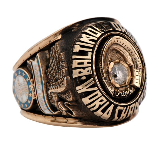 1966 Baltimore Orioles World Series Baseball Championship Ring