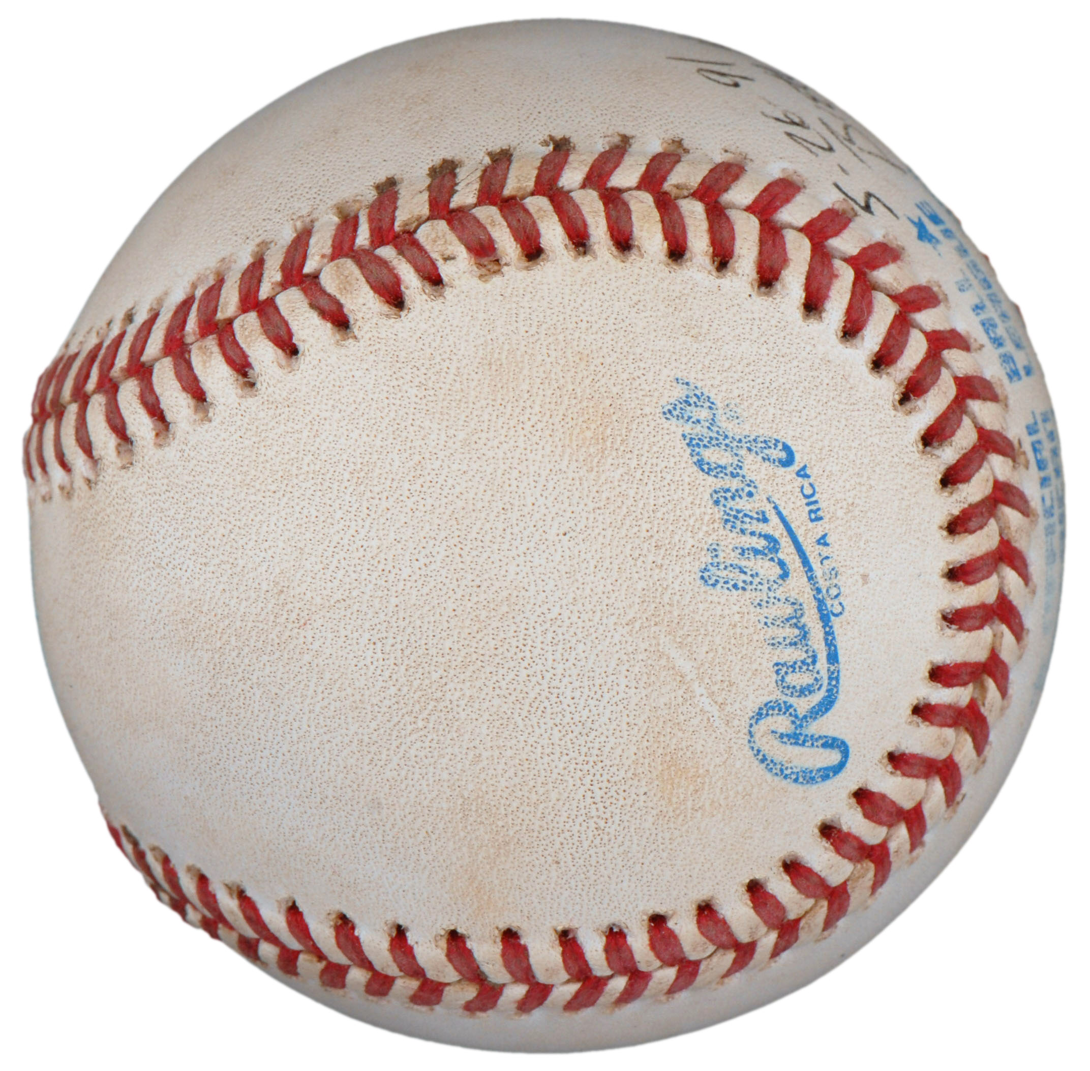 Lot Detail - 1991 George Brett Game Used and Signed Hit Baseball ...