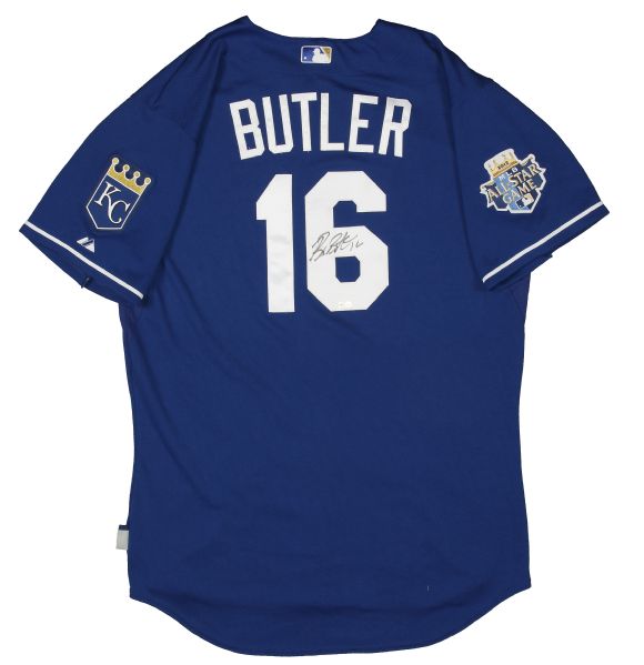 Lot Detail - 2012 Billy Butler Game Worn and Signed Kansas City Royals  Jersey (MLB Authenticated)