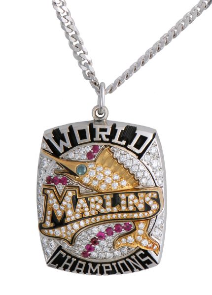 2003 Florida Marlins World Series Pendant