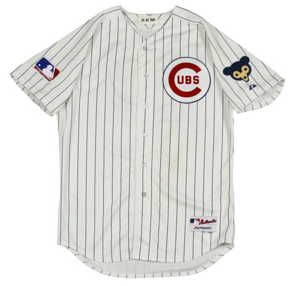 1994-96 Chicago Cubs Game Issued Blue Jersey Alternate 48 DP22164