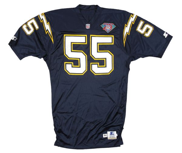 Junior Seau Signed San Diego Chargers 
