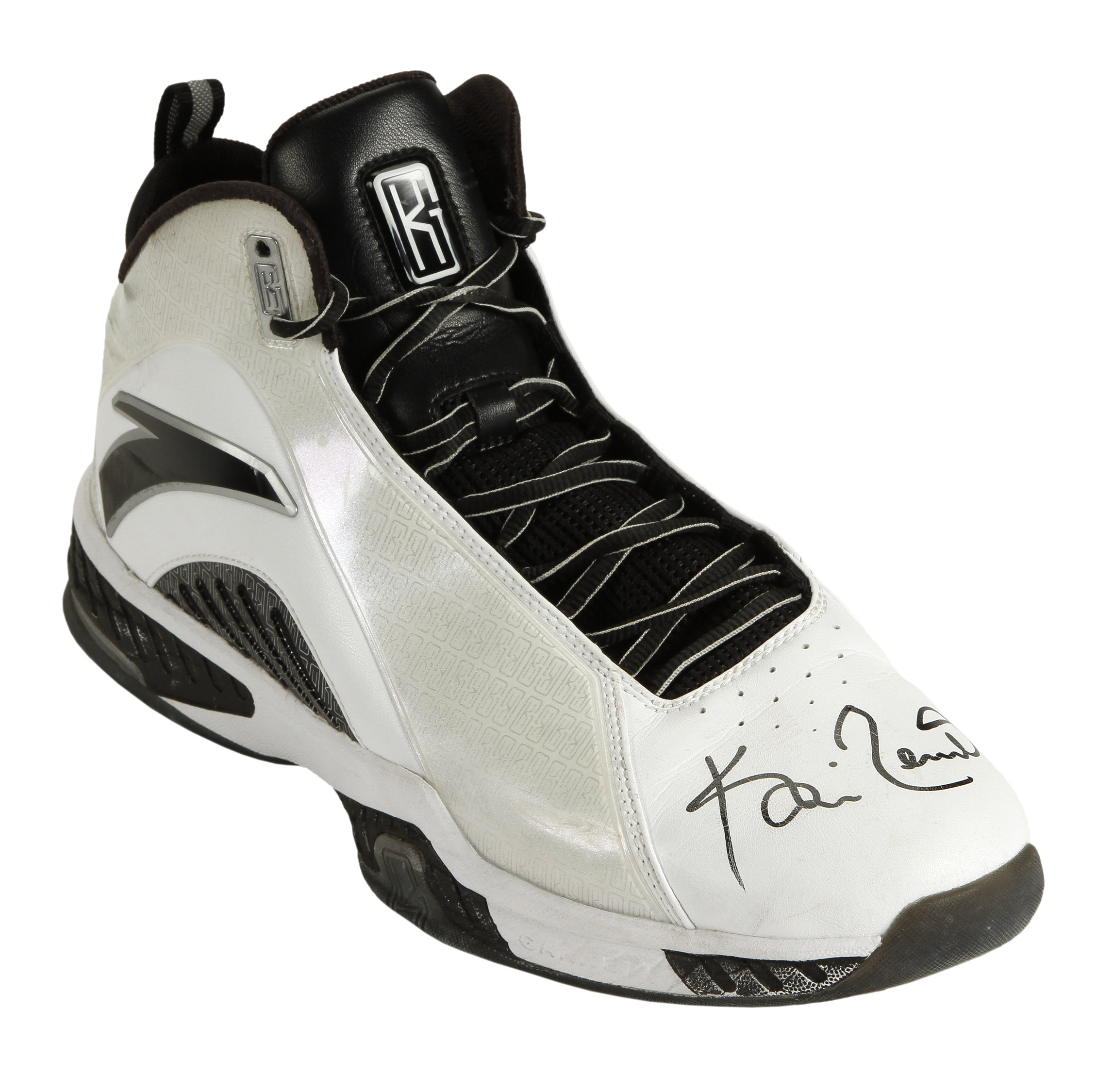 Lot Detail - Kevin Garnett Game Used and Signed Sneaker With Signed ...