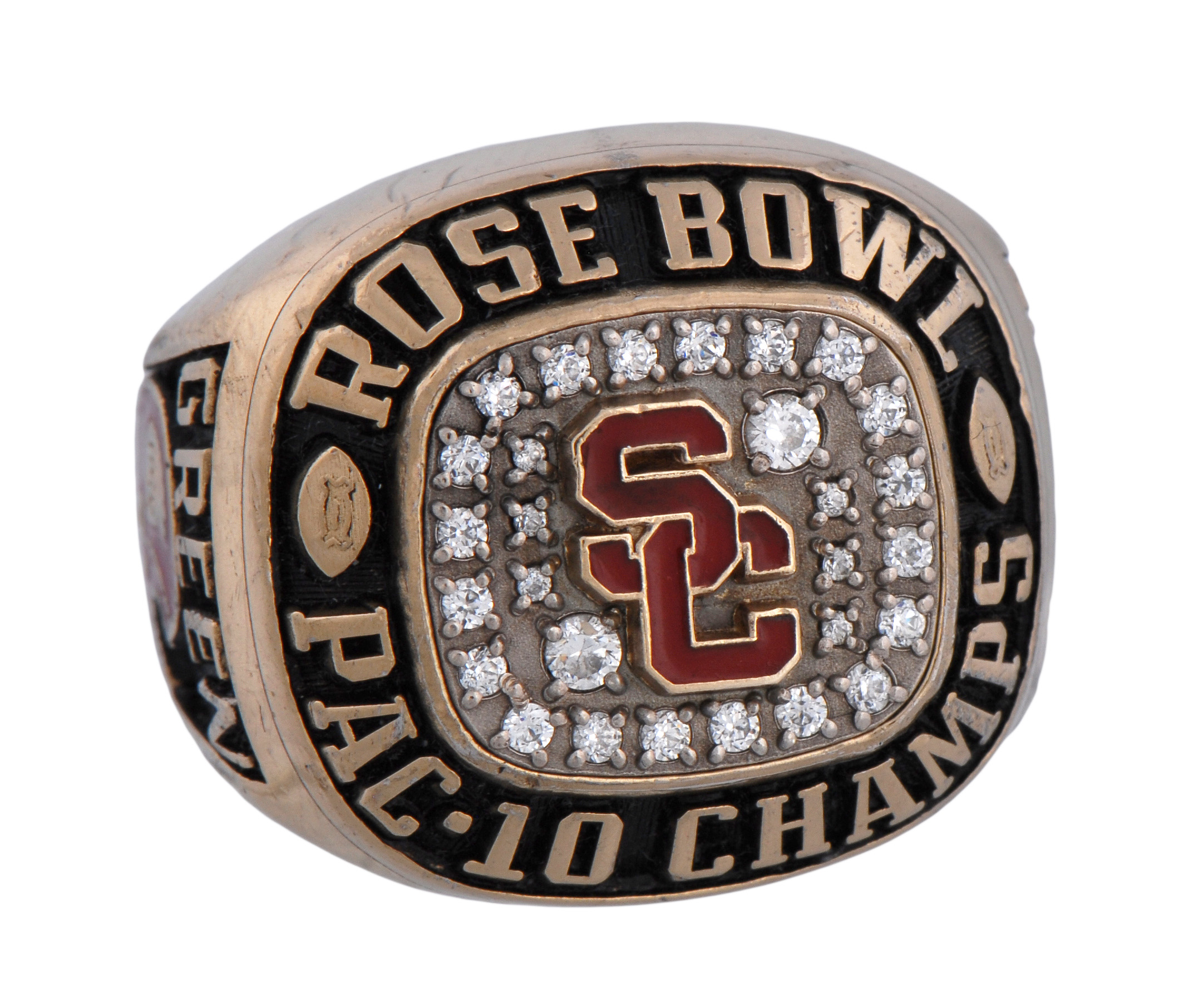 Lot Detail 1995 USC Rose Bowl Championship Ring Leonard Green