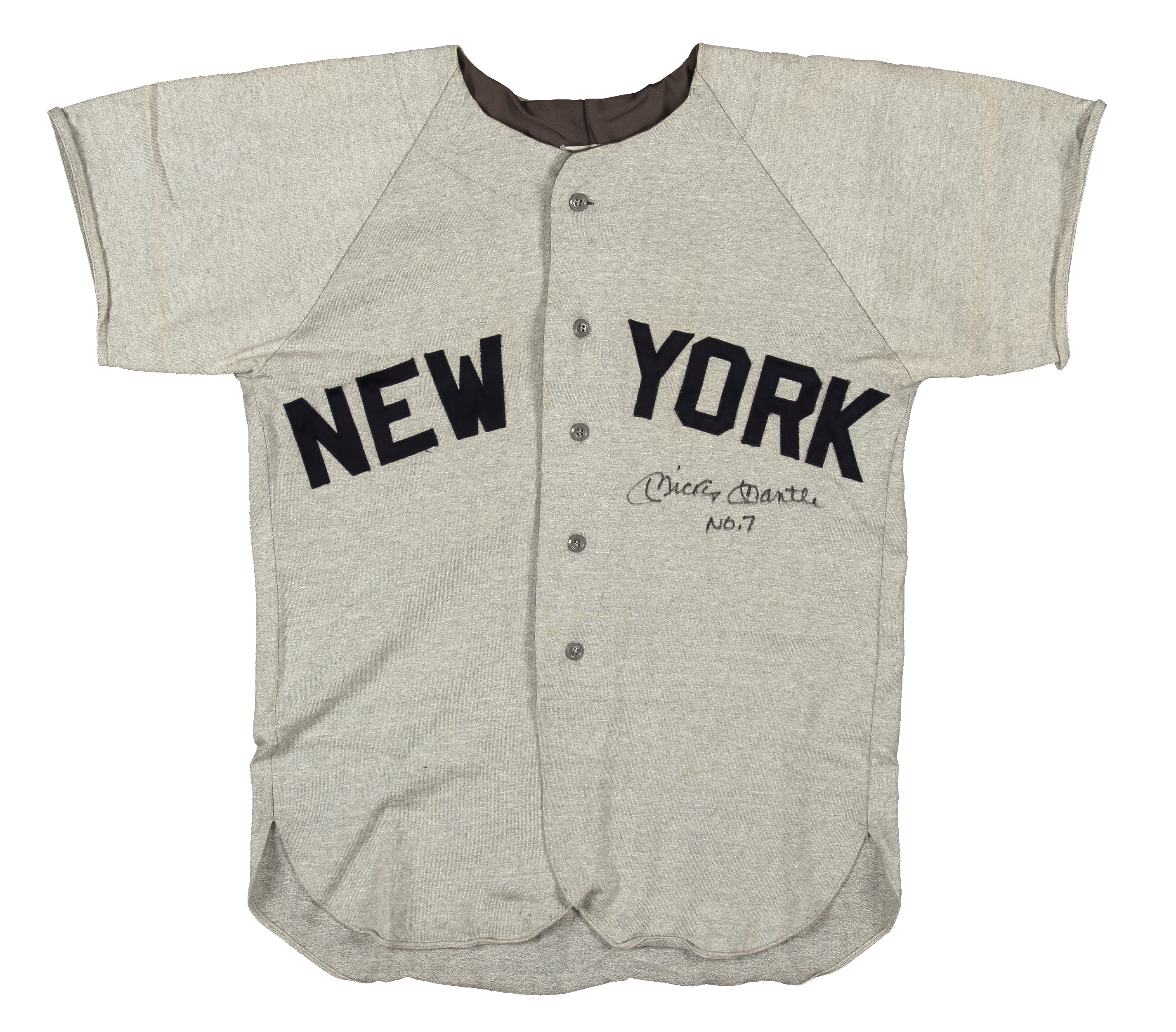 Lot Detail - Mickey Mantle Signed and Inscribed 
