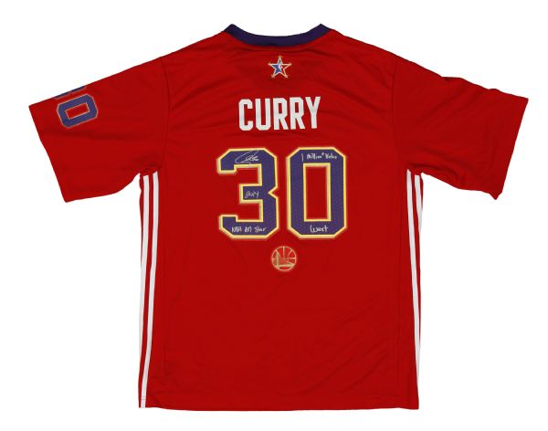 Lot Detail - Stephen Curry Signed Official 2014 NBA All-Star Game