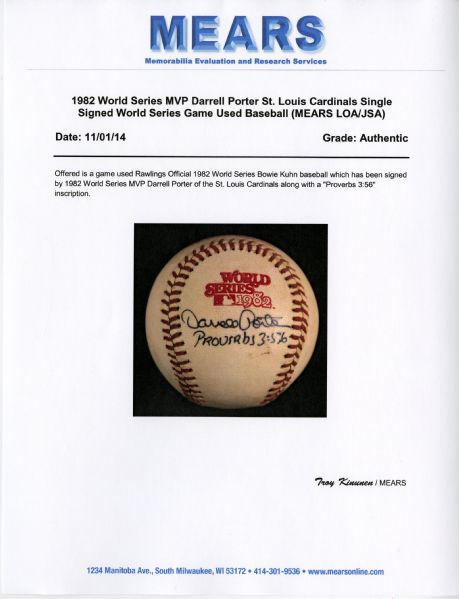 Darrell Porter Signed Sports Illustrated 6/9/80 NoLabel Royals Baseball  Auto JSA