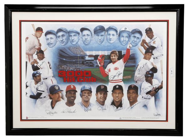 Pete Rose & Carl Yastrzemski Autographed 8x10 Baseball Photo (jsa