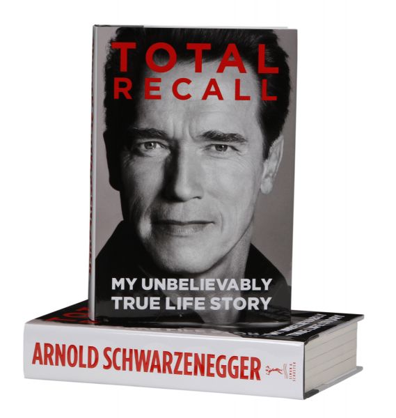 Arnold Schwarzenegger Signed Autograph Total Recall Book 1st Edition No  wear
