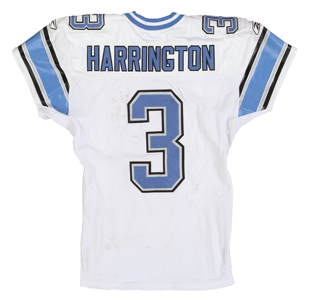 Joey Harrington Game Used Detroit Lions 